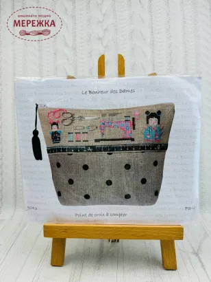 Фото Набір для вишивання хрестиком Le Bonheur des Dames Trousse Kokeshi 9043