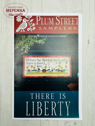 Фото Plum Street Samplers Схема There is Liberty
