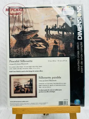 Фото Набір для вишивання хрестиком Dimensions Спокійний силует 35018