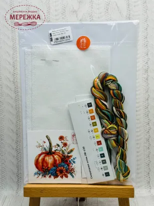 Фото Набір для вишивання хрестиком ЛЕЛЯ Смарагдова осінь ЛВ-120