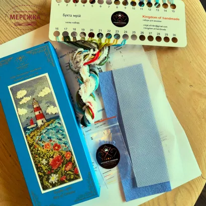 Фото Набір для вишивання хрестиком Kingdom of Handmade Закладинка Бухта мрій BMU-03