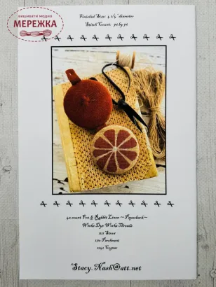 Фото Stacy Nash Designs Схема Velvet Tangerine Needle Book 23-1495