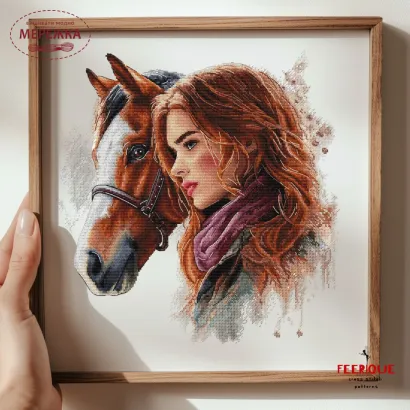 Фото Набір для вишивання хрестиком FERIQUEE CrossStitch Вірність