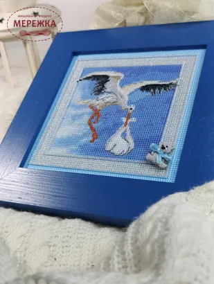 Фото Набір для вишивання хрестиком Дизайнер Марія Юркевич Гарна звістка