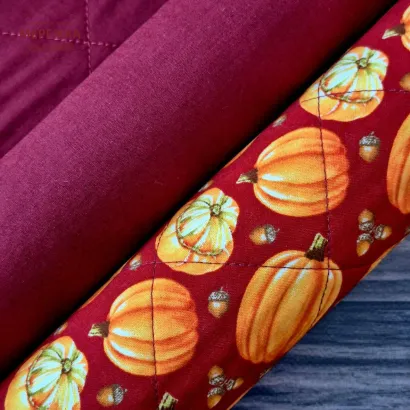 Фото Helen Embroidery рол для зберігання вишитих робіт з валиком, 43*39 см. Гарбузи