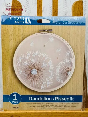 Фото Вишивка гладдю Leisure Arts Dandelion 51127