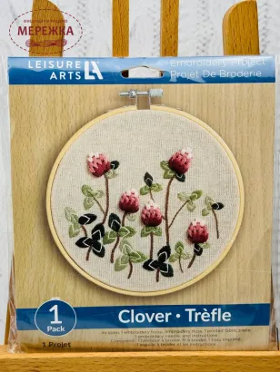 Фото Вишивка гладдю Leisure Arts Clover 50770