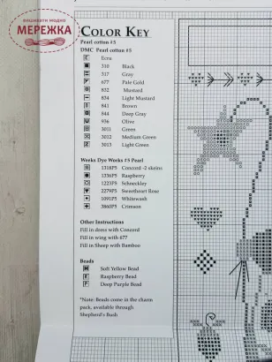 Фото Shepherd's Bush Схема Jillian's Stocking