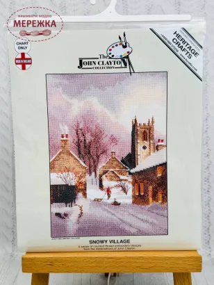 Фото HeritageCrafts Схема Засніжене село HC1305