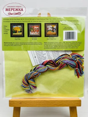 Фото Набір для вишивання у змішаній техніці Mill Hill Без кота ST15-1812