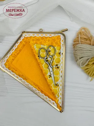 Фото Chameleon Футляр для ножиць Соти+бджоли, текстиль