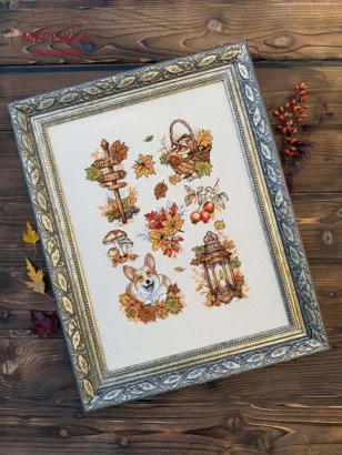 Фото Набір для вишивання хрестиком TelaArtis Осінні радощі Х-1103