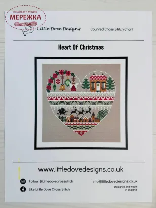Фото LittleDovedesigns Схема Heart of Christmas