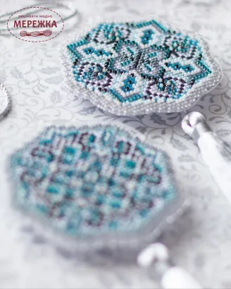 Фото Набір для вишивання хрестиком Комод Зимовий кришталь АО-072