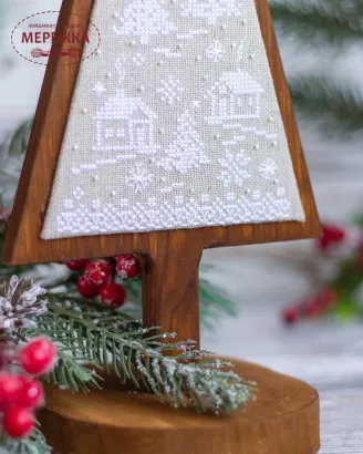 Фото Набір для вишивання хрестиком Комод Мереживо зими АО-073