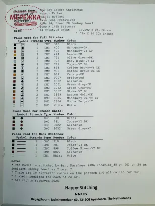 Фото Twin Peak Primitives Схема The Day Before Christmas