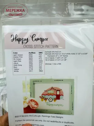 Фото Flamingo Toes Схема Happy Camper