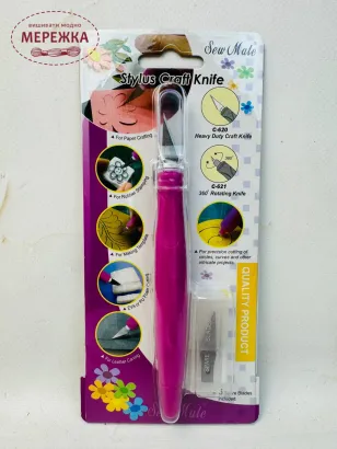 Фото Тайвань Sew Mate Ніж для рукоділля, 154х18 мм. C-620