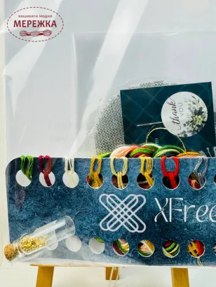 Фото Набір для вишивання хрестиком XFreeStitch (Світлана Грибач) Різдвяна іграшка 3