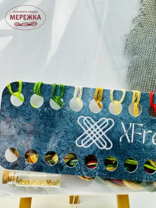 Фото Набір для вишивання хрестиком XFreeStitch (Світлана Грибач) Різдвяна іграшка 1