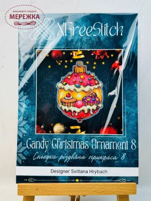 Фото Набір для вишивання хрестиком XFreeStitch (Світлана Грибач) Різдвяні солодощі 8
