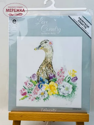 Фото Набір для вишивання хрестиком HeritageCrafts Фелісіті H1902