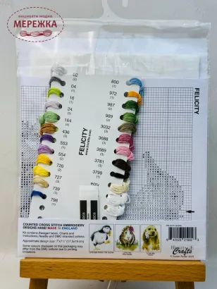 Фото Набір для вишивання хрестиком HeritageCrafts Фелісіті H1902