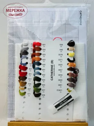 Фото Набір для вишивання хрестиком HeritageCrafts John Clayton Катерина H1929