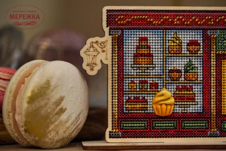 Фото Набір для вишивання хрестиком Затишні хрестики Кондитерська М007