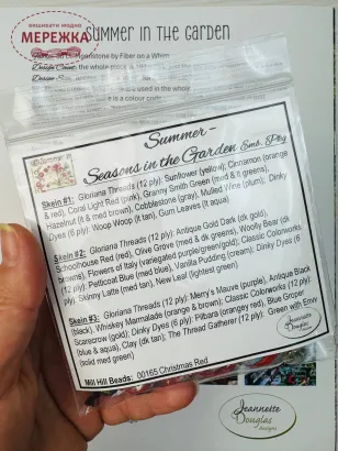 Фото Jeannete Douglas Designs Пак матеріалів  Summer. Seasons in the Garden