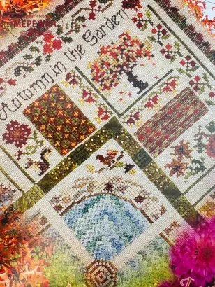 Фото Jeannete Douglas Designs Схема Autumn. Seasons in the Garden + пак