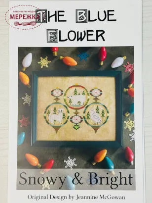 Фото The Blue Flower Схема Snowy and Bright