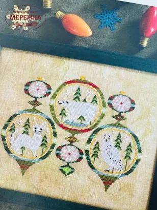 Фото The Blue Flower Схема Snowy and Bright