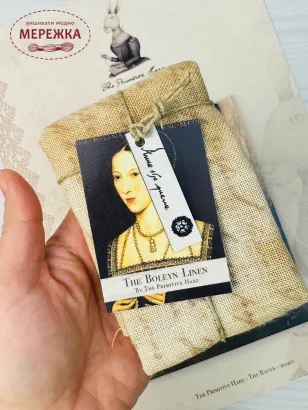 Фото The Primitive Hare Схема The Raven. Spirit of the Woods+тканина The Boleyn Linen 30ct