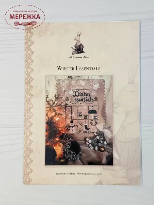 Фото The Primitive Hare Схема Winter Essentials+тканина The Snowfall 30ct