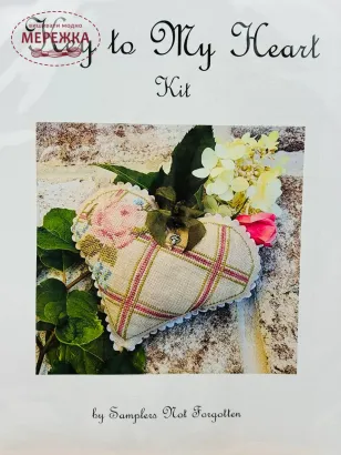 Фото тНабір для вишивання хрестиком Samplers Not Forgotten Key to My Heart