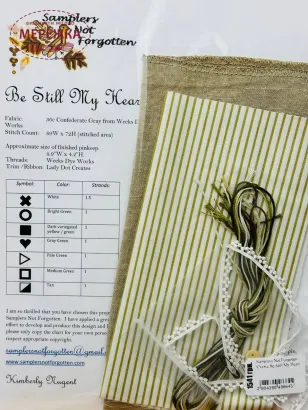 Фото Набір для вишивання хрестиком Samplers Not Forgotten Be Still My Heart