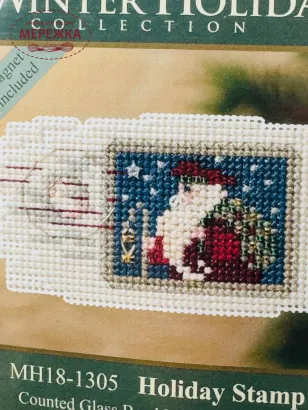 Фото Набір для вишивання у змішаній техніці Mill Hill Святкова марка MH18-1305