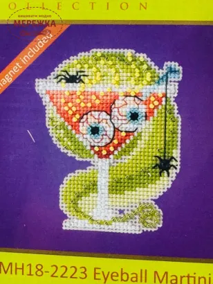 Фото Набір для вишивання у змішаній техніці Mill Hill Моторошне мартіні MH18-2223