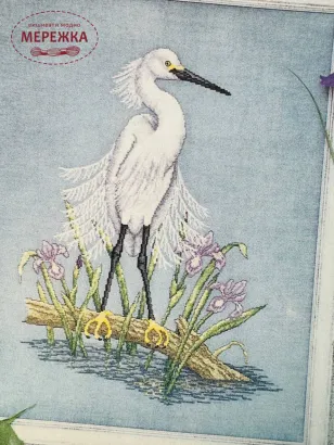 Фото Crossed Wing Collection Схема Snowy Egret 43