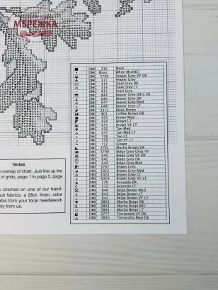 Фото Crossed Wing Collection Схема Mourning Doves 45