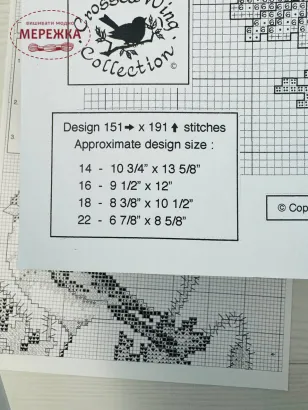 Фото Crossed Wing Collection Схема European Goldfinches 47
