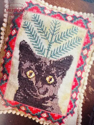 Фото The Artsy Housewife Схема Christmas Cat