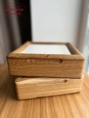 Фото Скринька для рукоділля Homewood дерево, під MillHill 19*19*6см., дуб