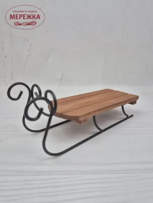 Фото Foxwood Crossings Large Sled Ornament. Санчата під вишивку, 18,5*6.5*4 см. 30006580-20