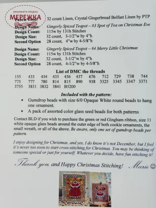 Фото Blackberry Lane Designs Схема Gingerly Spiced Teapot Part 2 #195