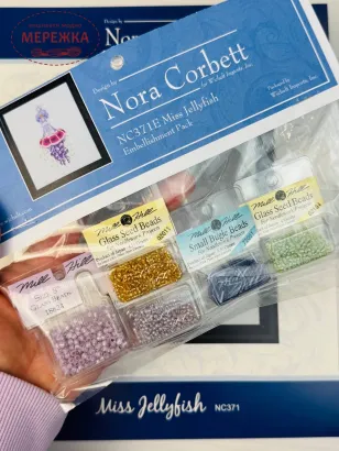 Фото Nora Corbett Схема Miss Jellyfish + пак бісера NC371 сх+пак