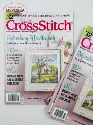 Фото Just CrossStitch Журнал Spring 2026 JCSSPR26