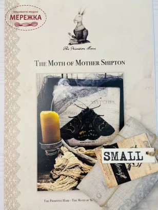 Фото The Primitive Hare Схема The Moth of Mother Shipton+тканина Witchcraft Smal 30 ct