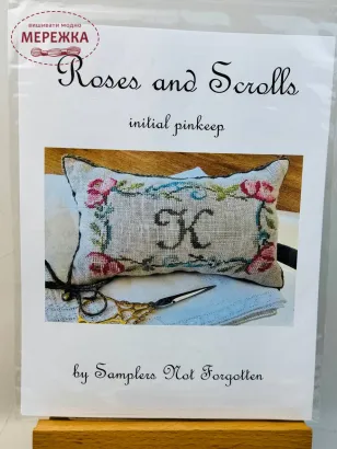 Фото Набір для вишивання хрестиком Samplers Not Forgotten Roses and Scrolls